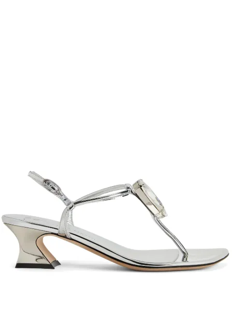 Giuseppe Zanotti 45mm Anthonia rhinestone-embellished sandals Silver E400027005