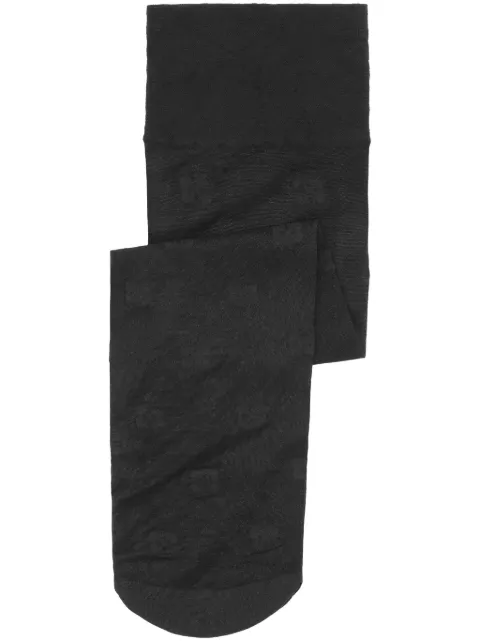 GANNI butterfly lace socks Black A5535