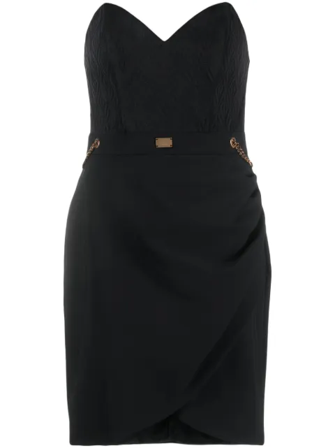 Elisabetta Franchi sweetheart-neckline minidress Black AB42636E2