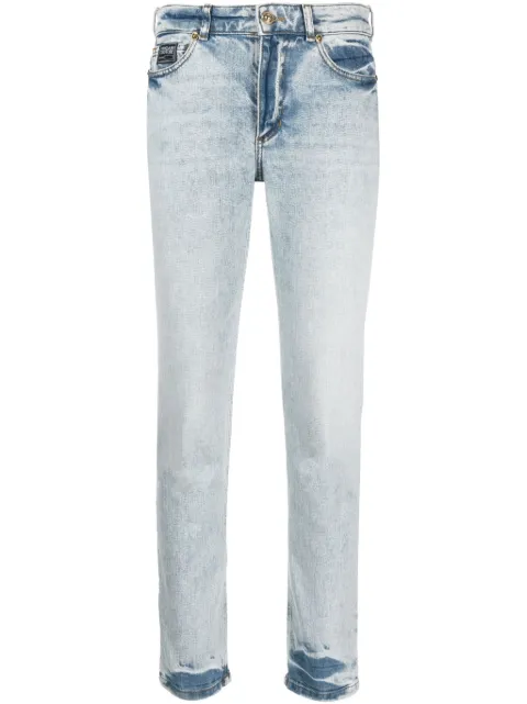 Versace Jeans Couture low-rise straight-leg jeans Blue 76HAB5S1CDW95