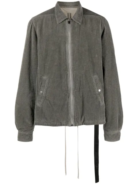 Rick Owens DRKSHDW DRKSHDW corduroy shirt jacket Grey DU02C5783HC