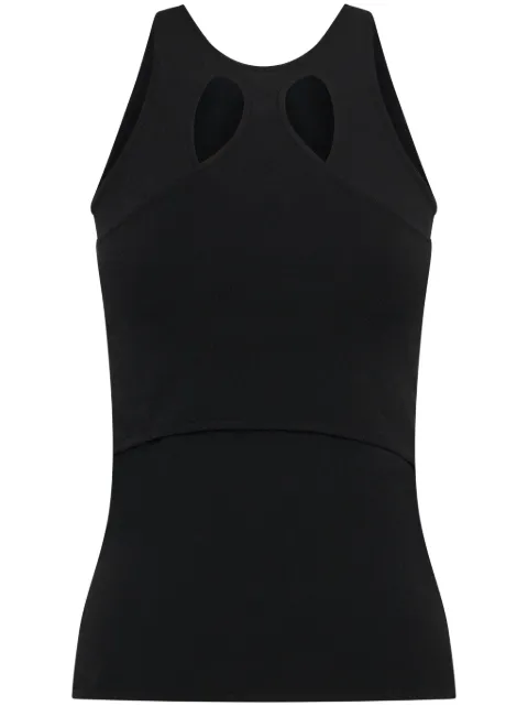 Dion Lee Mobius Loop cut-out tank top Black C7243PS24