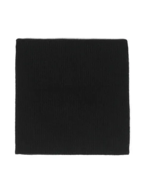TOTEME ribbed cashmere neck warmer Black 241WSC1237YA0016001