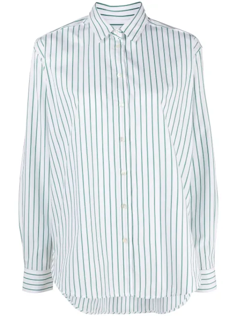 TOTEME Signature cotton shirt White 234WRT810FB0132150