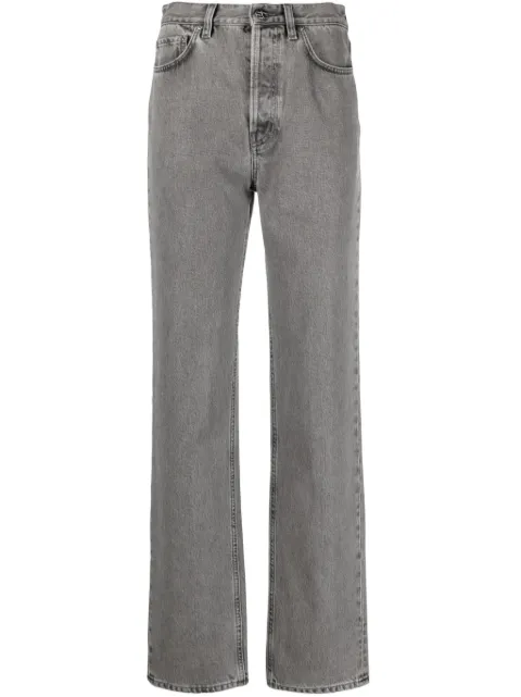TOTEME Classic Cut straight-leg jeans Grey 241WRB1211FB0083153