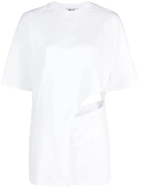 Gauchère asymmetric cotton T-shirt White M123171613252000