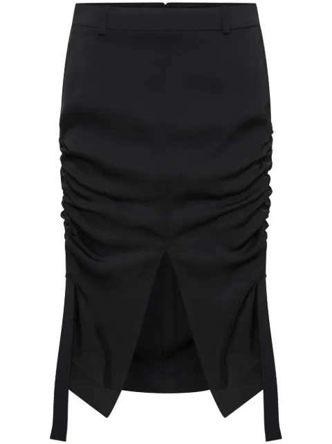 Dion Lee Cinch midi skirt Black A1477PS24