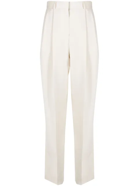 TOTEME double-pleated tailored trousers Neutrals 234WRB847FB0065007