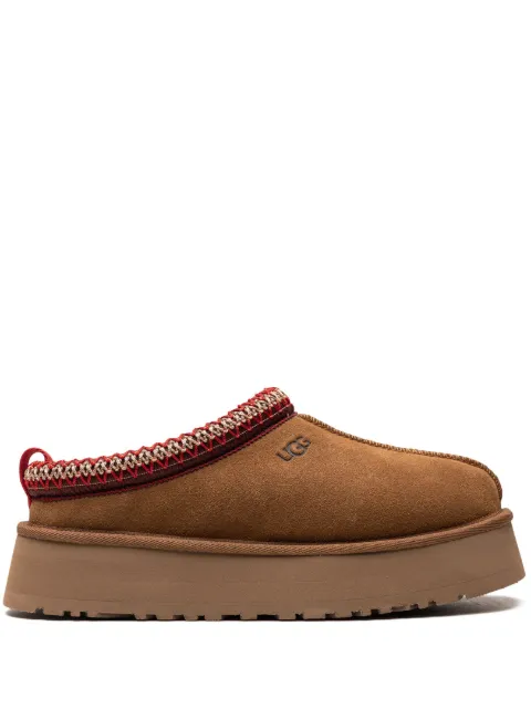 UGG Tazz I contrast-stitch slippers Brown 1122553