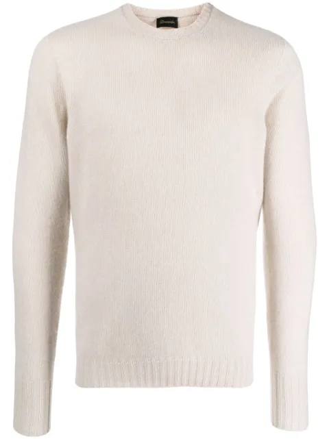 Drumohr crew-neck cashmere jumper Neutrals D4K103