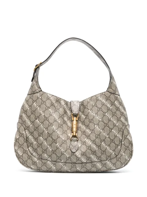 Gucci Pre-Owned x Balenciaga The Hacker Project GG Supreme Jackie 1961 tote bag Neutrals JACKIEGUCBAL