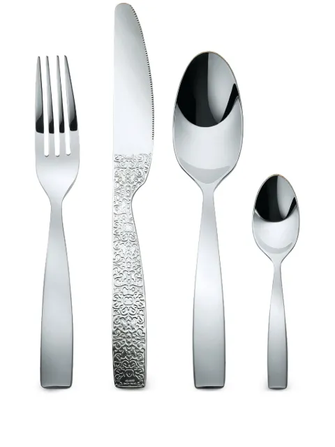 Alessi Dressed cutlery set (24-people setting) Silver MW03S24