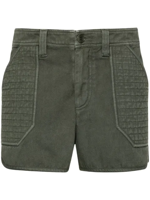 Zadig&Voltaire Sei twill mini shorts Green WWBS00133