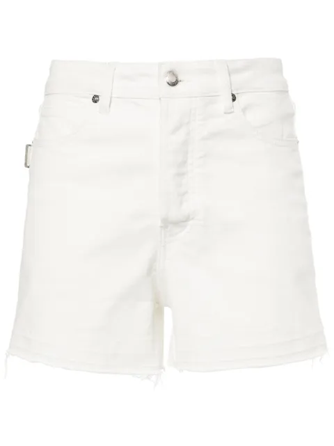 Zadig&Voltaire high-rise denim shorts White WWBS00136