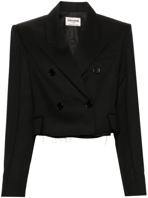 Zadig&Voltaire Vito double-breasted blazer Black WWBL00852