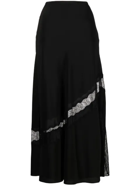 Zadig&Voltaire Jayal silk midi skirt Black WWSK00364