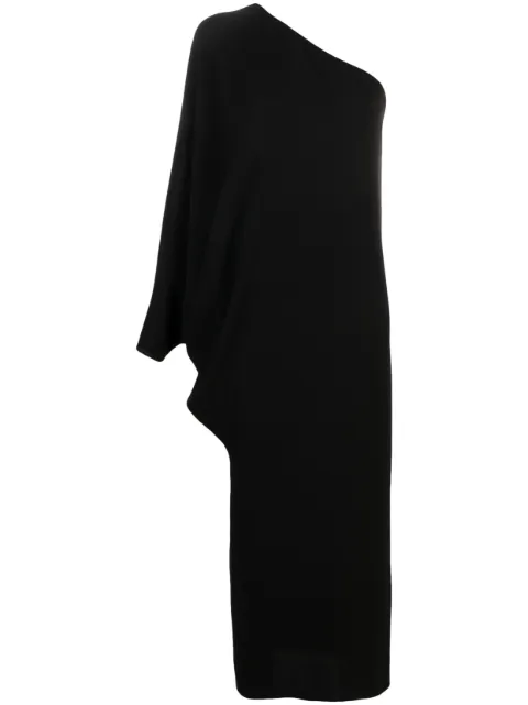 The Row Mono one-shoulder asymmetric maxi dress Black 7694W2829