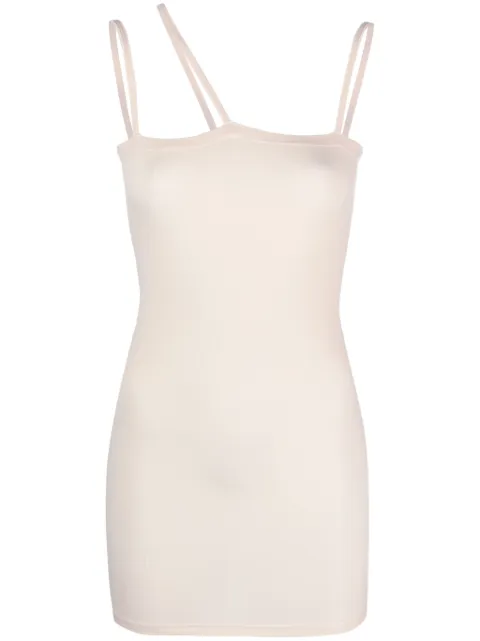 Baserange Nida square-neck top Neutrals TONIRB000OFFWHITE