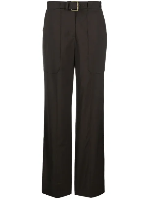 Rejina Pyo Andie straight-leg wool trousers Brown E291CF646973