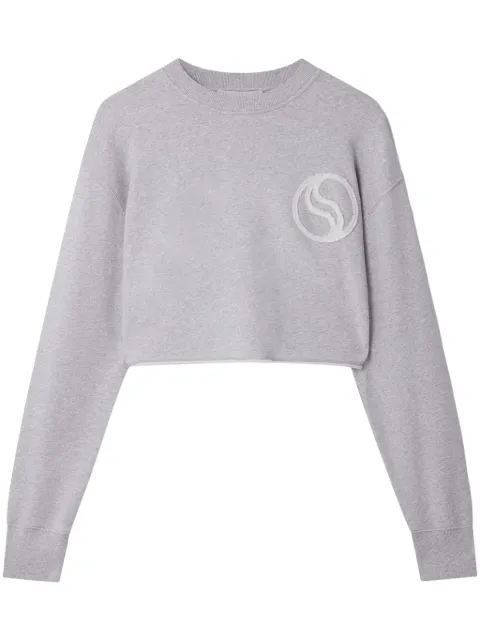 Stella McCartney S-Wave cropped sweatshirt Grey 6J02723SPY55
