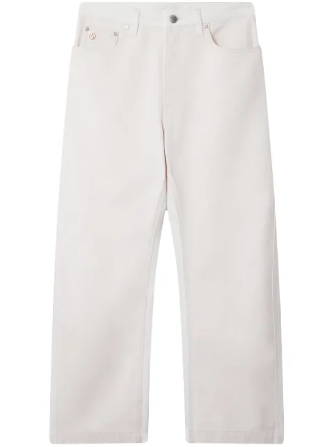 Stella McCartney high-waist cropped jeans Neutrals 6D02433SPH57