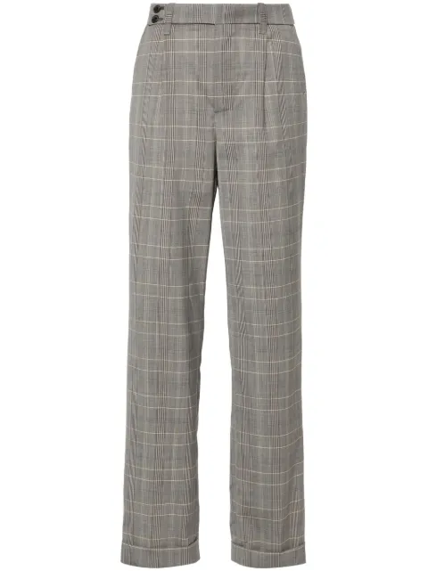 Zadig&Voltaire Pura high-waist straight-leg trousers Grey WWPA00787