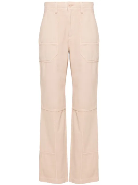 Zadig&Voltaire Pepper high-waist straight-leg trousers Neutrals WWPA00767