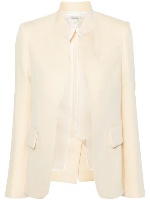Zadig&Voltaire Very lurex single-breasted blazer Yellow WWBL00849