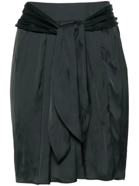 Zadig&Voltaire Joji satin mini skirt Black WWSK00368