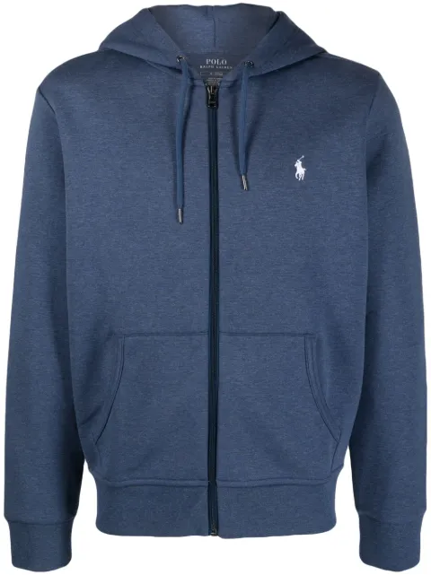 Polo Ralph Lauren Polo Pony-embroidered zip-up hoodie Blue 710881517016