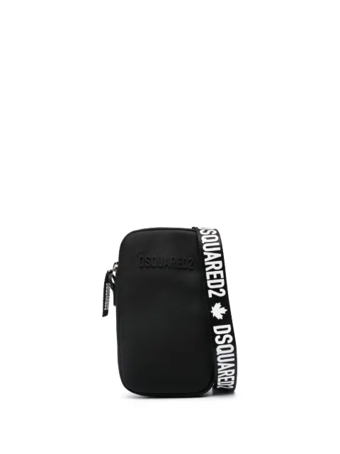 DSQUARED2 logo-plaque shoulder bag Black POM003916806816