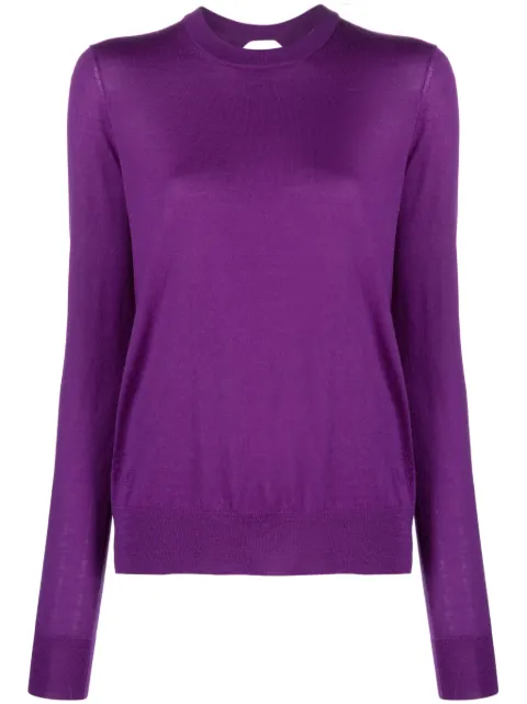 Zadig&Voltaire Emma open-back wool jumper Purple KWSW01480
