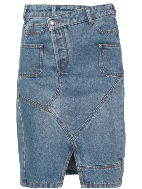 Zadig&Voltaire Jinko denim midi skirt Blue WWSK00366