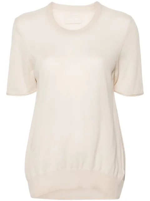 Zadig&Voltaire perforated-wings cashmere jumper Neutrals KWSW01628