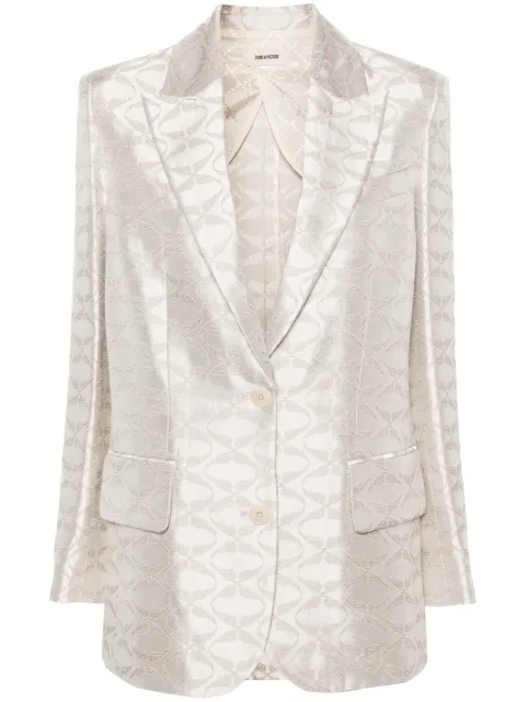 Zadig&Voltaire Vicka jacquard blazer Neutrals WWBL00847