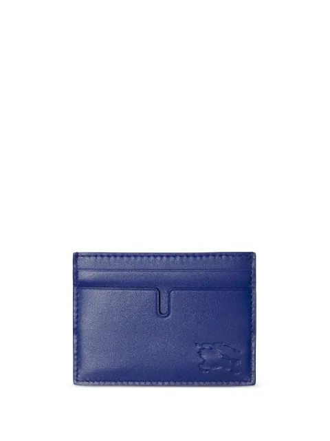 Burberry Equestrian Knight leather cardholder Blue 8079465