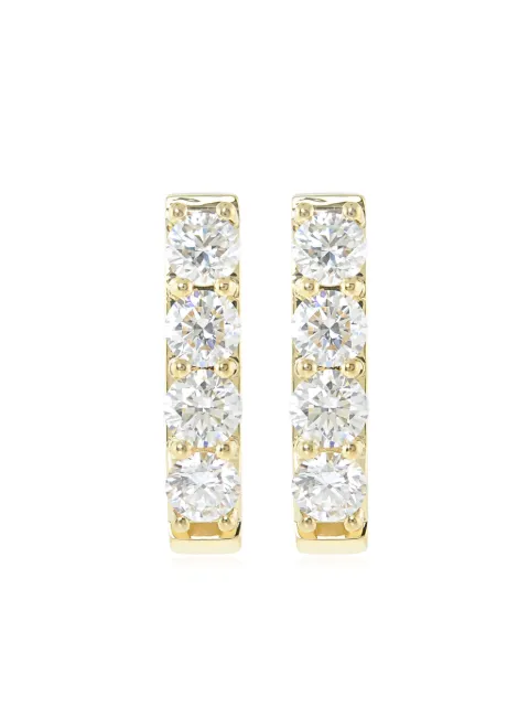 ALINKA 18kt yellow gold Linka Grande diamond hoop earrings Gold E8718YWD