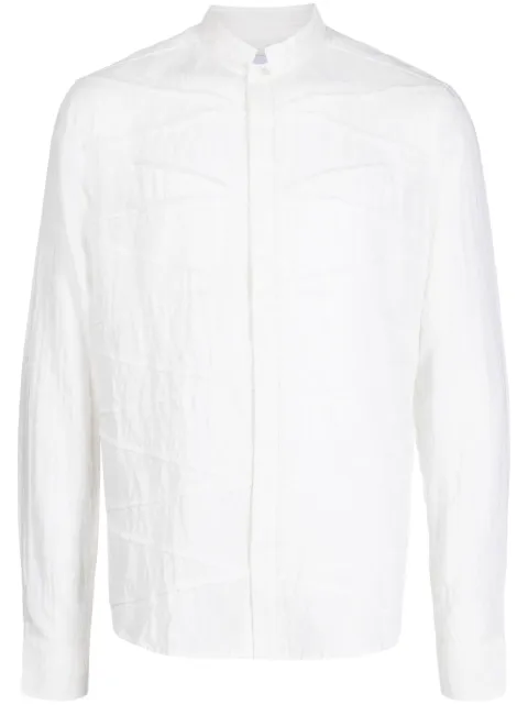 Private Stock Sun Tzu exposed-seam shirt White PS02ACW12