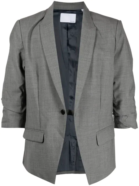 Private Stock The Darius roll-sleeve blazer Grey PS02ACX25