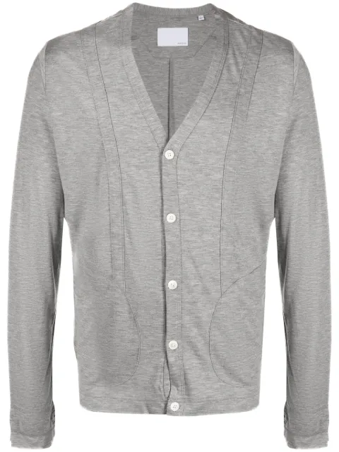 Private Stock The Constantine mélange-effect cardigan Grey PS02ACK07A