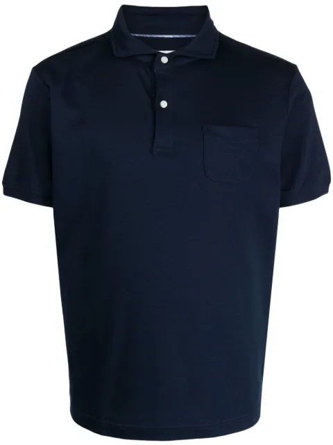Private Stock Lear short-sleeve polo shirt Blue PS02ACK23A