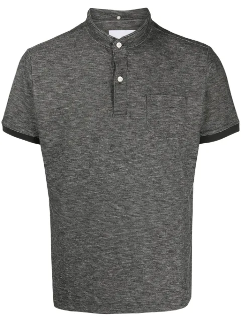 Private Stock The Felix mélange-effect polo shirt Grey PS02ACK27