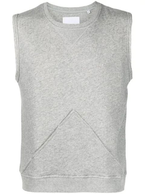 Private Stock The Gustavus sleeveless jumper Grey PS02ACKS02A