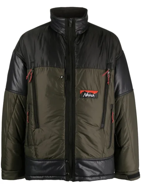 Junya Watanabe MAN high-neck padded jacket Green WLJ904