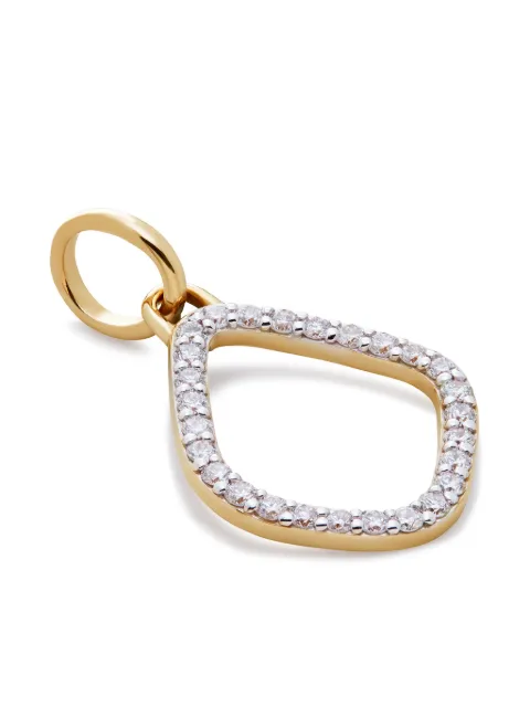 Monica Vinader 14kt yellow gold Kite diamond pendant Gold YGPTRVKTDIA