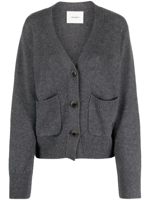 Lisa Yang Danni cashmere cardigan Grey 202084