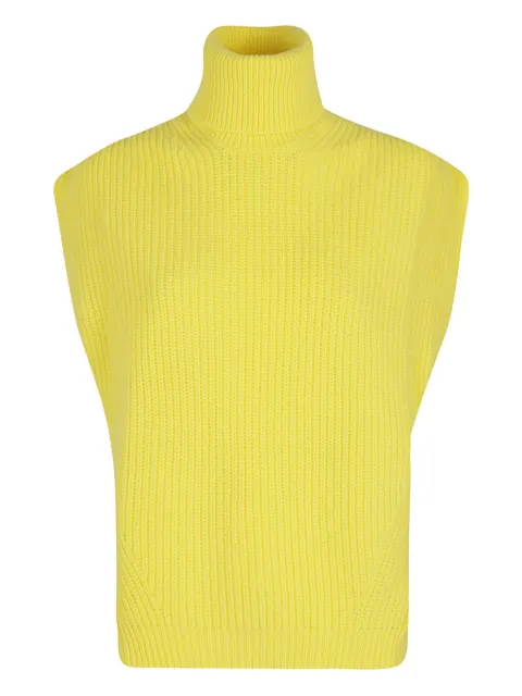 Department 5 turtleneck sleeveless sweater Yellow DM043472MF0002093