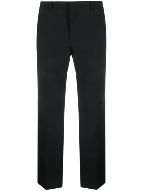 MODES GARMENTS mid-rise slim cut trousers Black MGMPANTS2