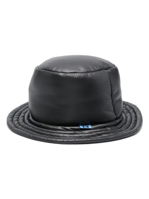 Maison MIHARA YASUHIRO logo-patch padded bucket hat Black A11AC401