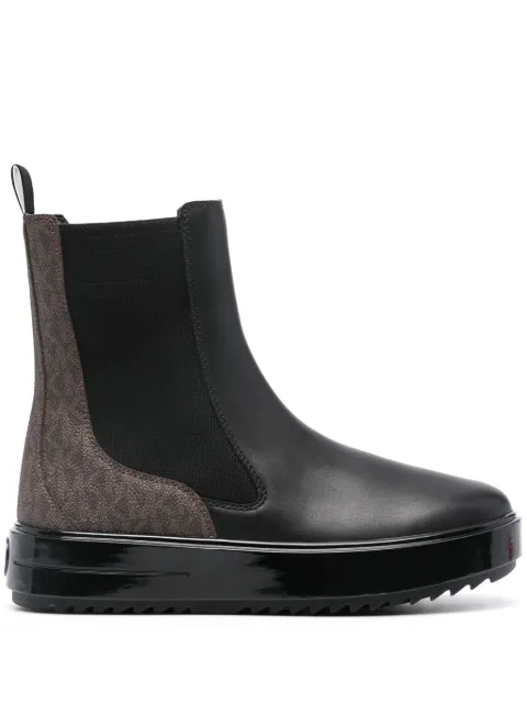 Michael Kors Emmet 40mm panelled Chelsea boots Brown 43H3EMFE7L